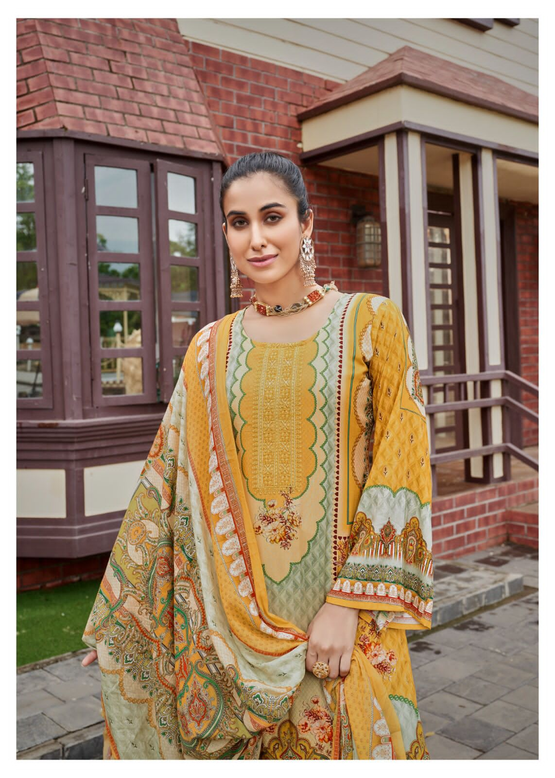 AZA VOL4 Pakistani Cotton Suits Catalog